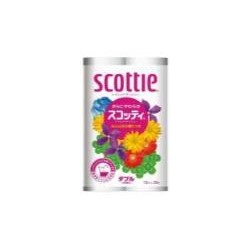 Scottie Туалетная бумага Crecia "Scottie Flower PACK", двухслойная 12 рулонов (25 м) / 8