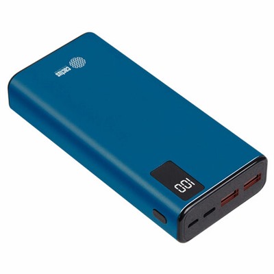 Аккумулятор внешний POWER BANK 20000 mAh, CACTUS CS-PBFSYT-20000, 2 USB, литий-полимерный, 1205766