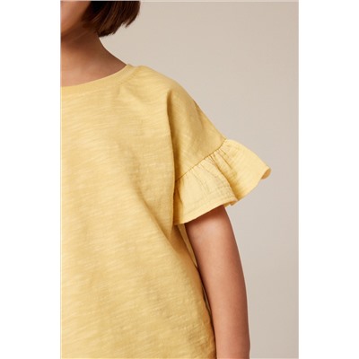 Frill Short Sleeve T-Shirt (3mths-7yrs)