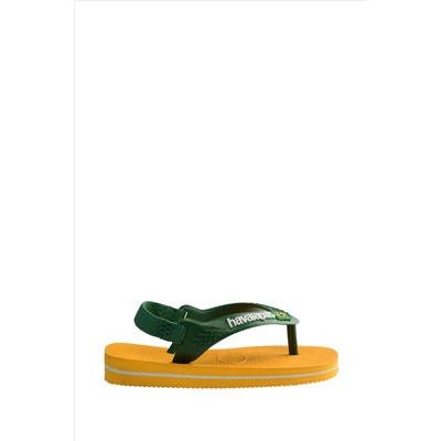 Havaianas Baby Yellow Brasil Logo II Sandals