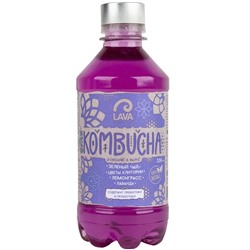 Lava SF KOMBUCHA Зеленый чай цветы Клитории, Лемонграсс, Лаванда  330мл