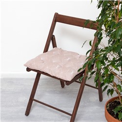Сидушка на стул "Доляна" Geometry 42х42х7см, 100% хлопок, 164 г/м2