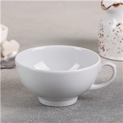 Чашка чайная фарфоровая «Рубин», 220 мл, d=10,2 см