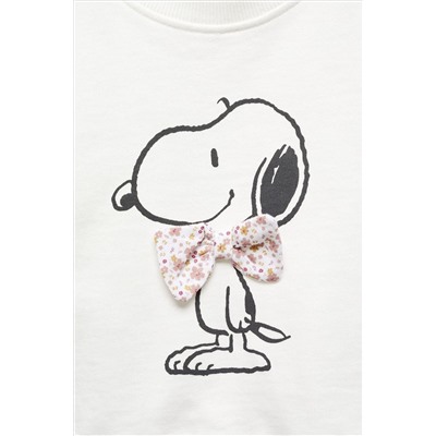 Mango Snoopy Cotton Sweatshirt