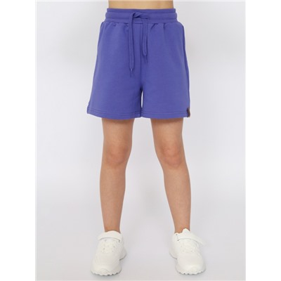 CSKG 90239-44-395 Комплект для девочки (футболка, шорты),фиолетовый