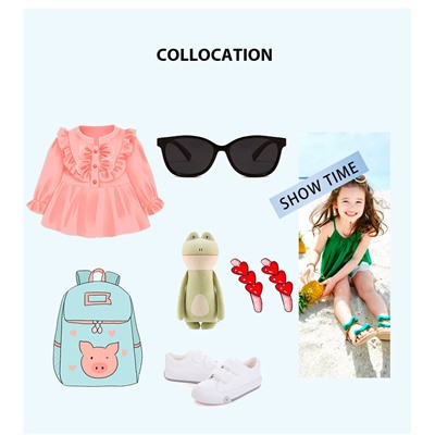 IQ10009 - Детские солнцезащитные очки ICONIQ Kids S5003 С6 розовый-мятный