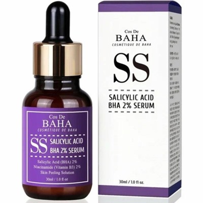 Cos De BAHA Salicylic Acid 2% Serum (SS) Сыворотка для проблемной кожи с салициловой кислотой 30мл