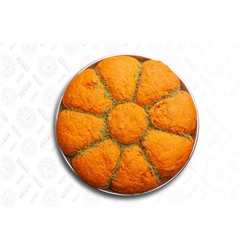 Халва арахисовая 5 кг со вкусом апельсина (метал.поднос) ВБ