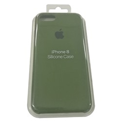 Силиконовый чехол для iPhone 7/8 хаки зеленый