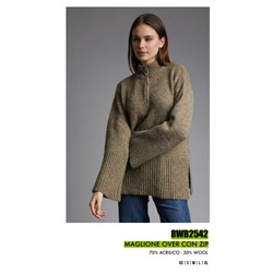 8WB2542 MAGLIONE OVER CON ZIP