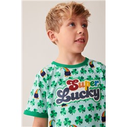 Little Bird by Jools Oliver Short Sleeve Raglan Super Lucky T-Shirt