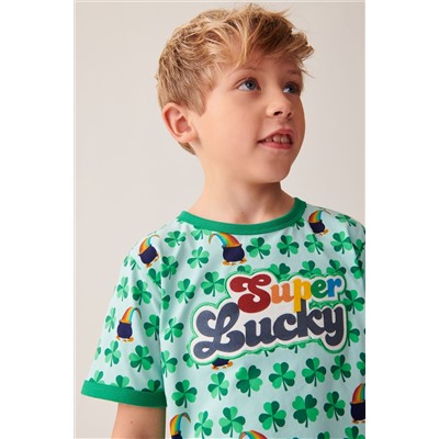 Little Bird by Jools Oliver Short Sleeve Raglan Super Lucky T-Shirt