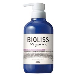 KOSE Веганский кондиционер "Bioliss Veganee" для волос на основе органических масел и ботанических экстрактов «Гладкость» (3 этап) 480 мл / 12