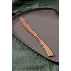 Нож столовый из нержавеющей стали Magistro «Эми», длина 22,5 см, на подвесе, цвет бронзовый