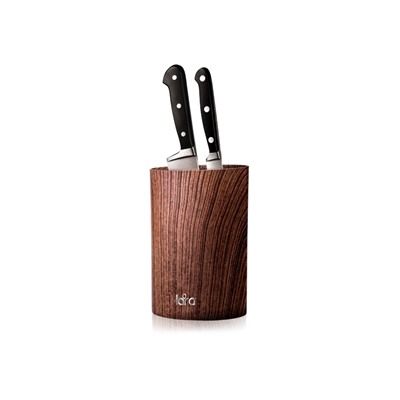 LR05-101 LARA <Wood> Подставка для ножей универсальная <овальная> Soft touch