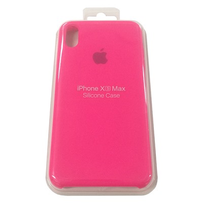 Силиконовый чехол для iPhone XS MAX розовый