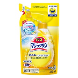 KAO Спрей-пенка чистящий для ванной комнаты с ароматом лимона Magiclean 330 мл сменка