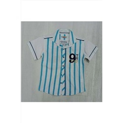 Рубашка Bcg Penguin 1310 для детей 3/7 лет — синяя — для 3–4 лет BSK41X00002437