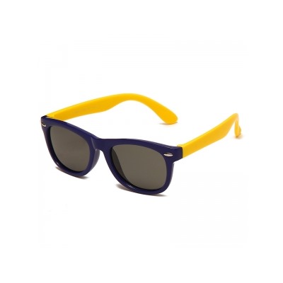 IQ10037 - Детские солнцезащитные очки ICONIQ Kids S8002 С12 синий-желтый