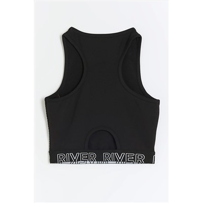 River Island Girls RI Active Mesh Crop Top