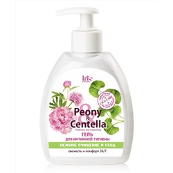 IRIS "Peony & Centella"  Гель для интимной гигиены нежное очищение и уход, флакон 300мл