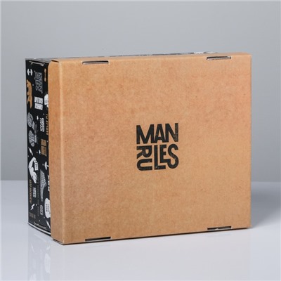 Коробка подарочная складная, упаковка, «Брутальность», 31,2 х 25,6 х 16,1 см