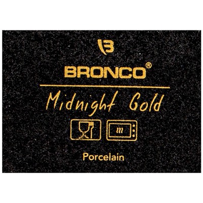 БЛЮДО ДЛЯ ЗАПЕКАНИЯ BRONCO "MIDNIGHT GOLD" 35*21,5*6,5 СМ 2900 МЛ (КОР=6ШТ.)