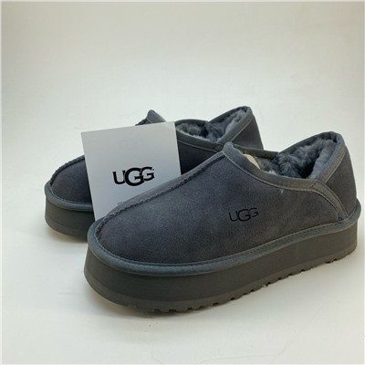 Серые укороченные модные угги UGG размер 37