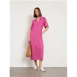 Платье а-силуэта  цвет: Фуксия PL1396/hinoid | купить в интернет-магазине женской одежды EMKA