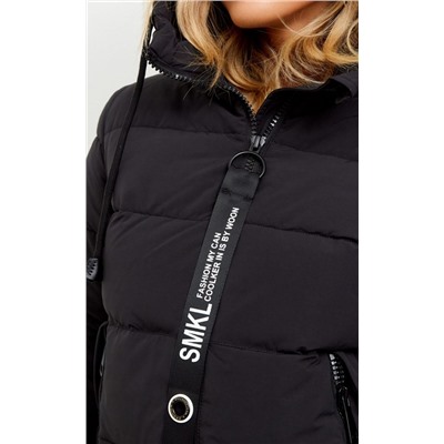 Куртка зимняя женская с капюшоном SCW-HW658-C черный
