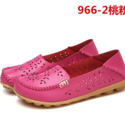 Мокасины женские, арт ОБ47 цвет: 966-2 ярко-розовый