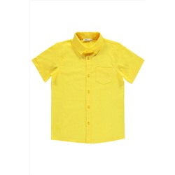 Рубашка для мальчика 10-13 лет Желтая 401402301Y33