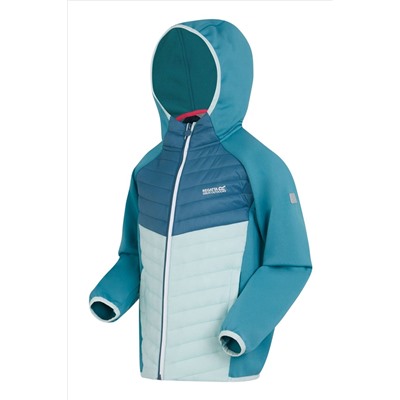 Regatta Blue Kielder Hybrid VIII Stretch Hooded Jacket