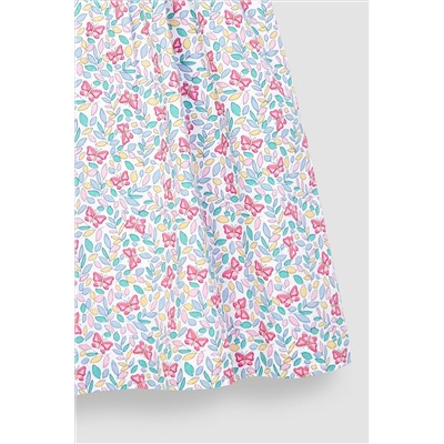 JoJo Maman Bébé Butterfly Frill Shoulder Dress