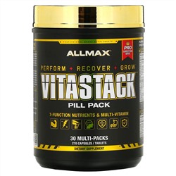 ALLMAX, Vitastack, набор таблеток, 30 пакетиков