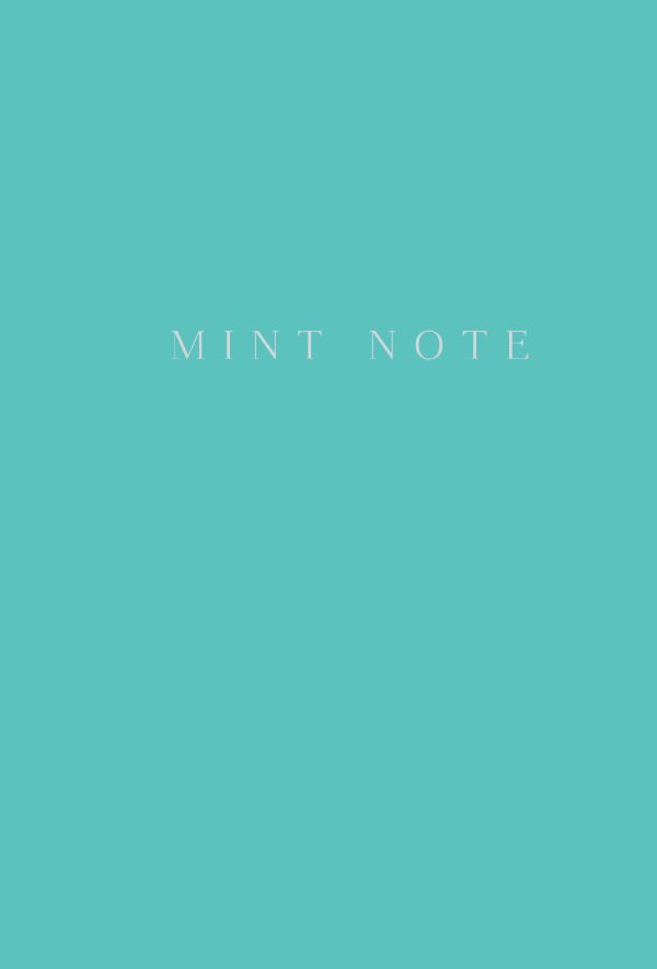 Mint Note. Стильный блокнот с 