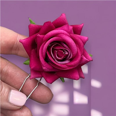 Шпилька для волос с Розой ( 5 штук)