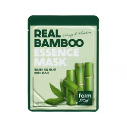 FarmStay Real Bamboo Essence Mask Тканевая маска для лица с экстрактом бамбука 23мл