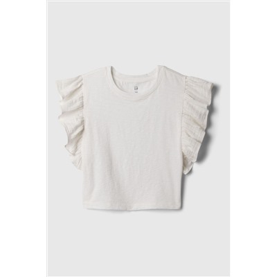 Gap Crinkle Flutter Sleeve Top (6mths-5yrs)