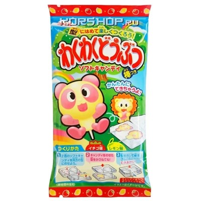 Мягкие конфеты «Животные» (сделай сам) Animal Soft Candy Coris, Япония, 20 г Акция