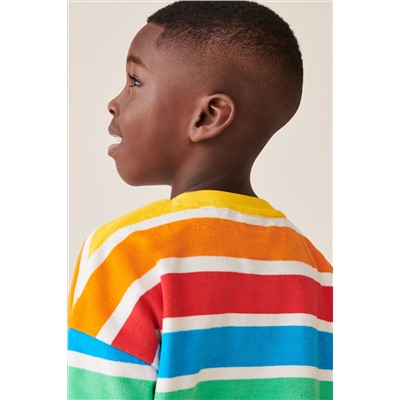 Little Bird by Jools Oliver Colourful Towelling Sweat Top and Short Set