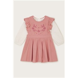 Monsoon Newborn Pink Top and Dress Set