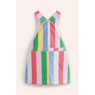 Boden Stripe Dungaree Dress