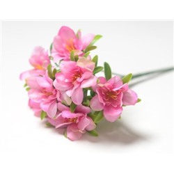 Искусственные цветы, Ветка в букете азалия 7 веток (1010237)