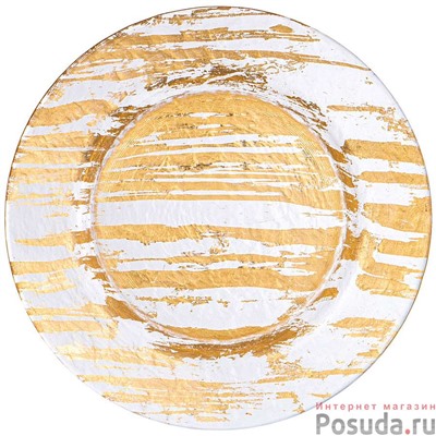 Тарелка Bohemia gold 25см арт. 336-117