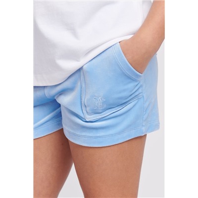 Juicy Couture Girls Diamond T-Shirt & Velour Shorts Set