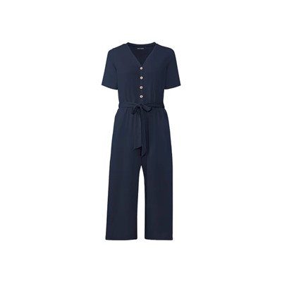 esmara® Damen Jumpsuit, leger geschnitten, in modischer 7/8-Länge