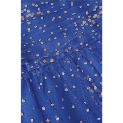 Monsoon Blue Lila Glitter Party Dress