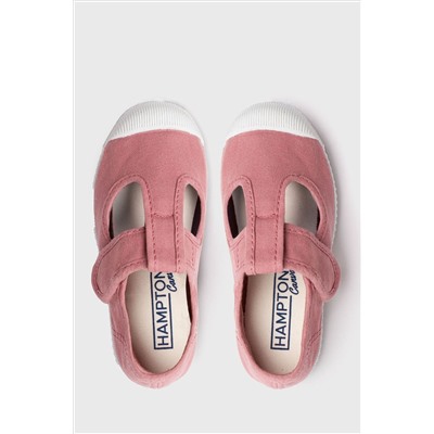 Trotters London Pink Champ Canvas Shoe