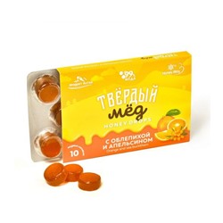 Карамель медовая "ТВЕРДЫЙ МЕД" с облепихой и апельсином
